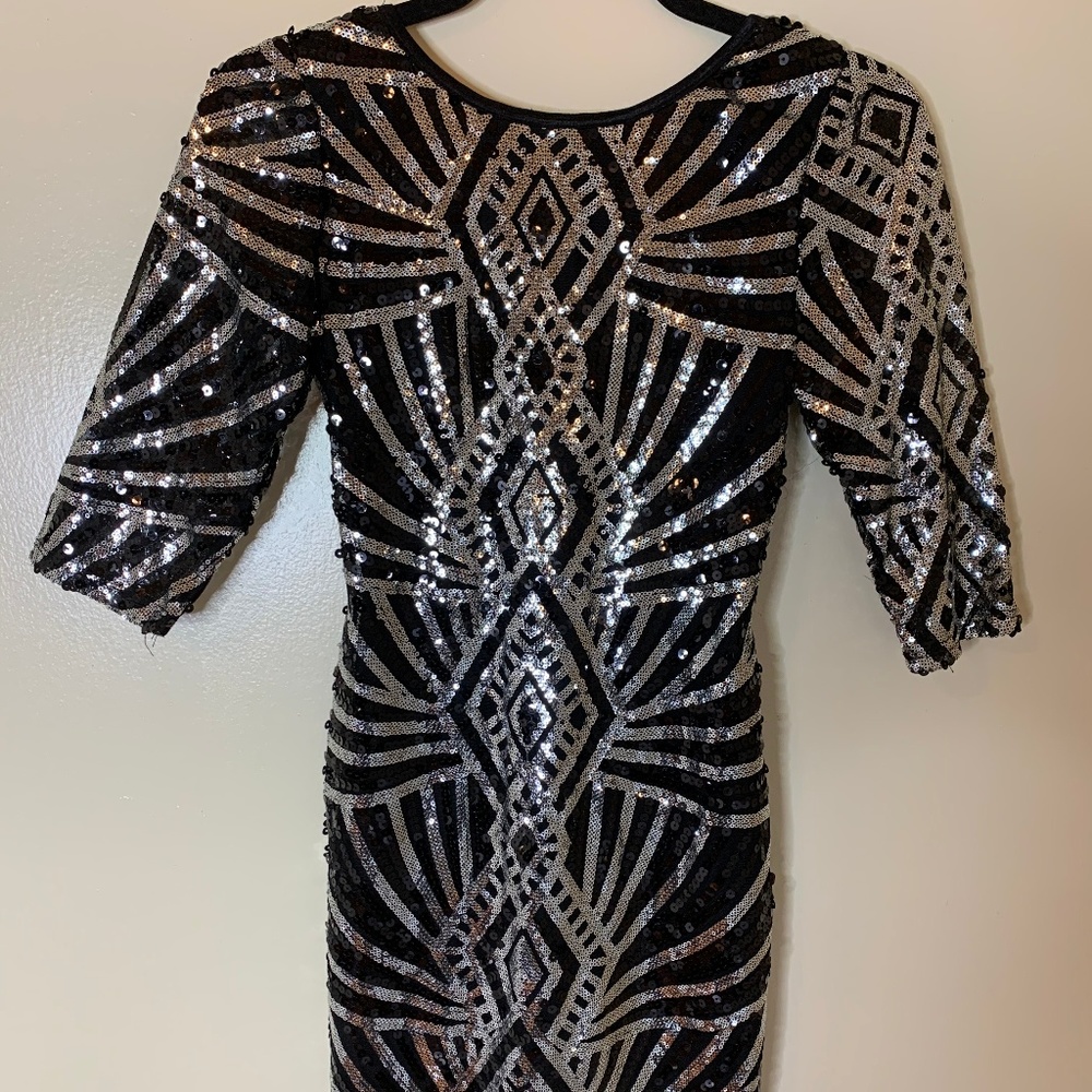 Midnight Doll // Black & Silver Dress